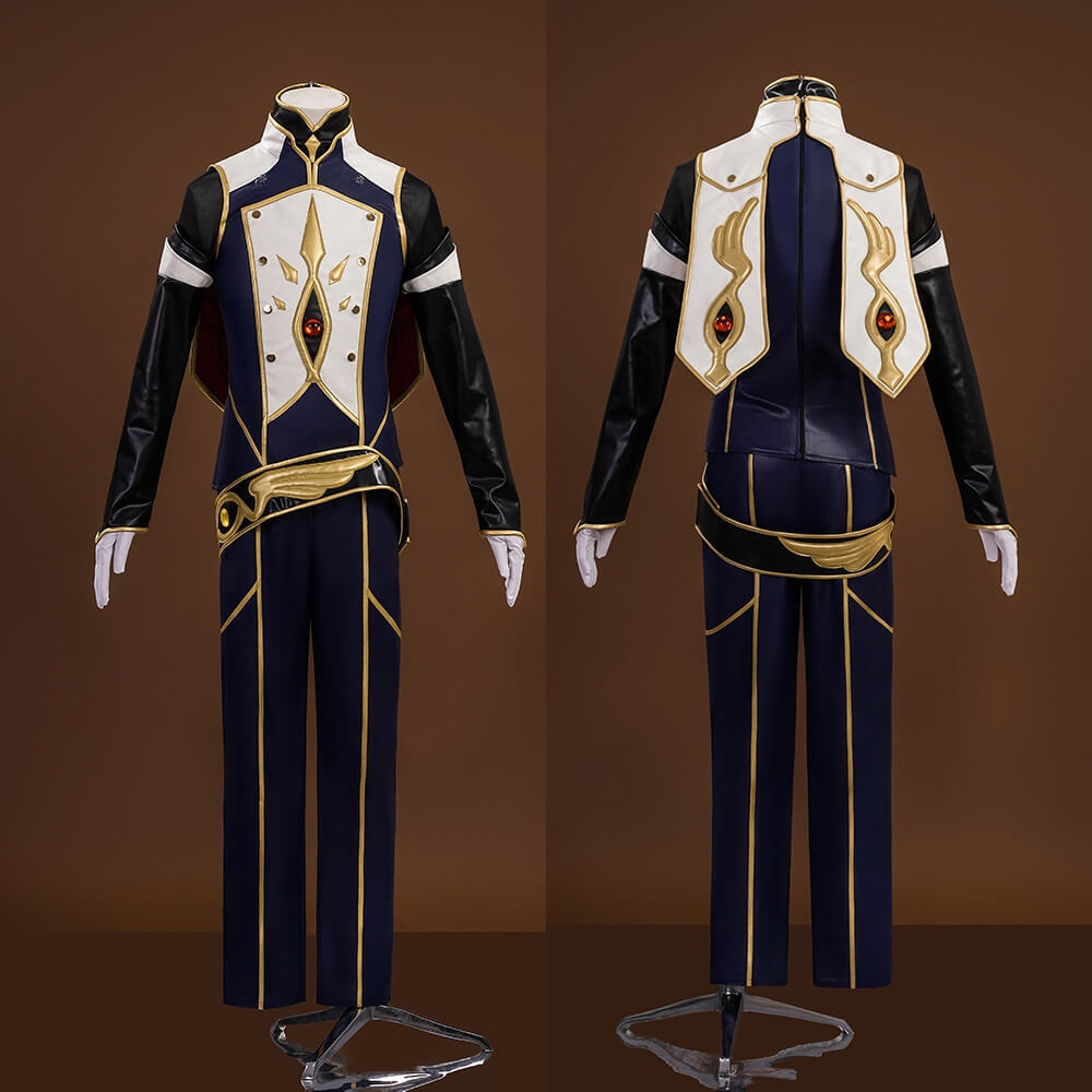 Anime Code Geass Suzaku Kururugi Cosplay Costume Takerlama