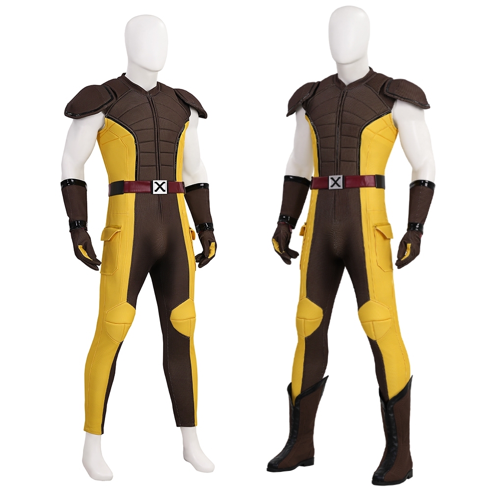 Deadpool 3 Wolverine Halloween Cosplay Costume Brown Outfits Takerlama