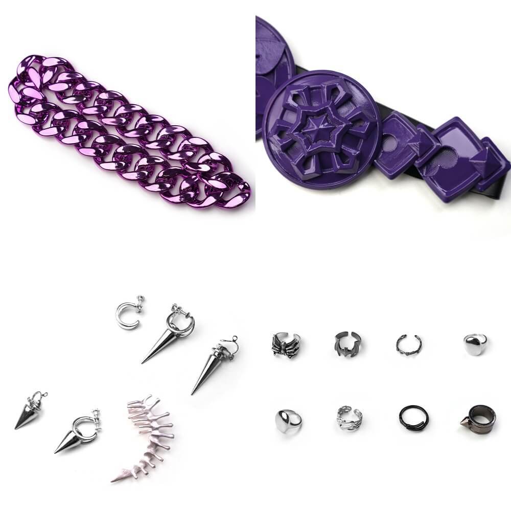 Deluxe Kpop Demon Hunters Rumi Black Battle Suit Halloween Cosplay Costume Takerlama