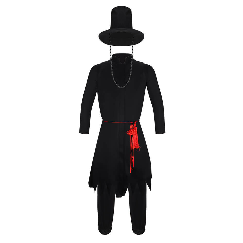 Child The Saja Boys Jinu Demon Suit Cosplay Costume-Kpop Demon Hunters Takerlama