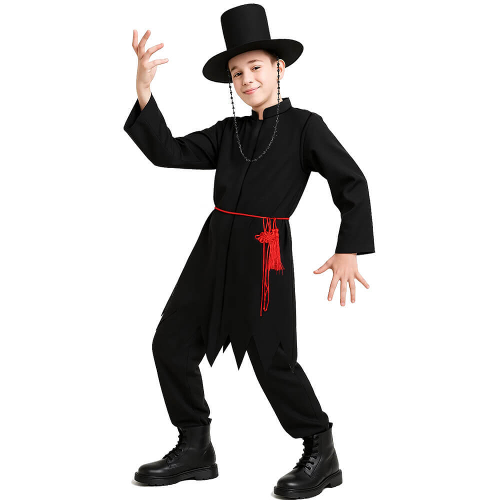 Child The Saja Boys Jinu Demon Suit Cosplay Costume-Kpop Demon Hunters Takerlama