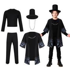 Kpop Demon Hunters The Saja Boys Jinu Demon Suit Kids Cosplay Costume Takerlama  In Stock