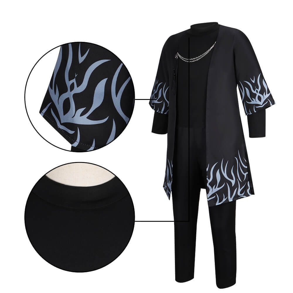 Kpop Demon Hunters The Saja Boys Jinu Demon Suit Kids Cosplay Costume Takerlama