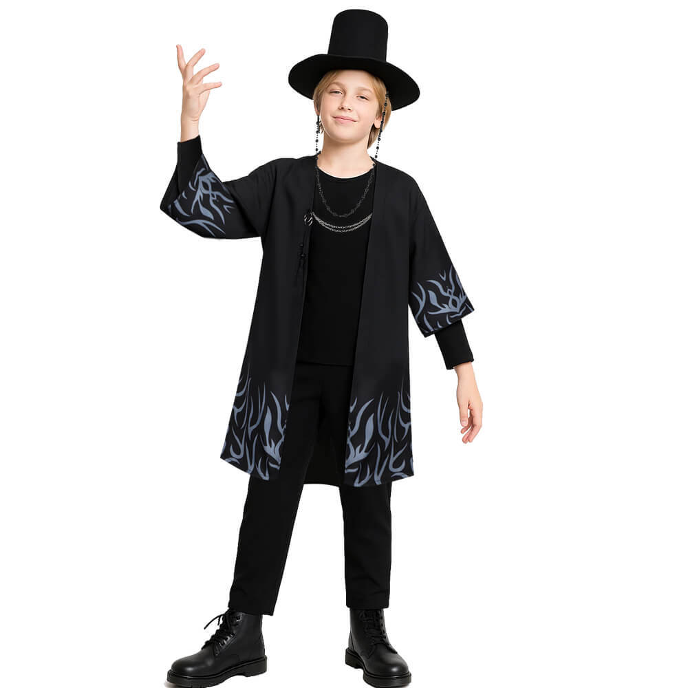 Kpop Demon Hunters The Saja Boys Jinu Demon Suit Kids Cosplay Costume Takerlama