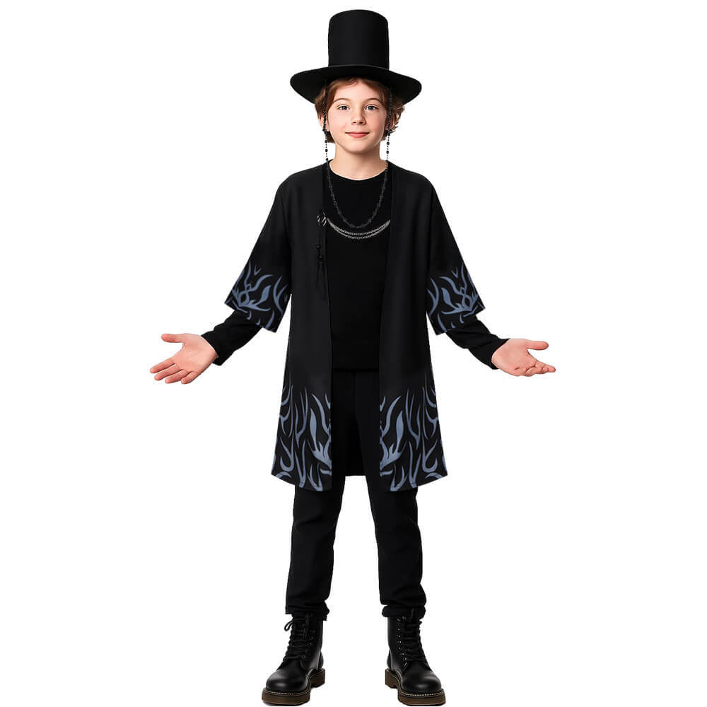 Kpop Demon Hunters The Saja Boys Jinu Demon Suit Kids Cosplay Costume Takerlama