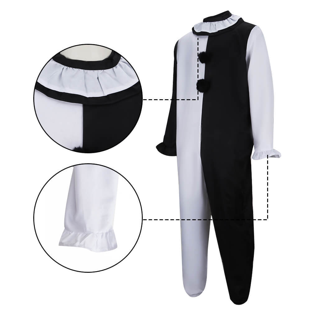 Terrifier Halloween Costume Art the Clown Cosplay Outfits the Killer Clown Jumpsuit In Stock-Takerlama