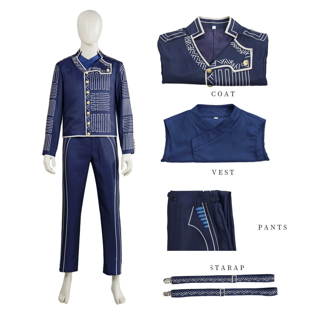 Prince Fiyero Tigelaar Cosplay Costumes Wicked 2024 Movie Suit For Men Takerlama
