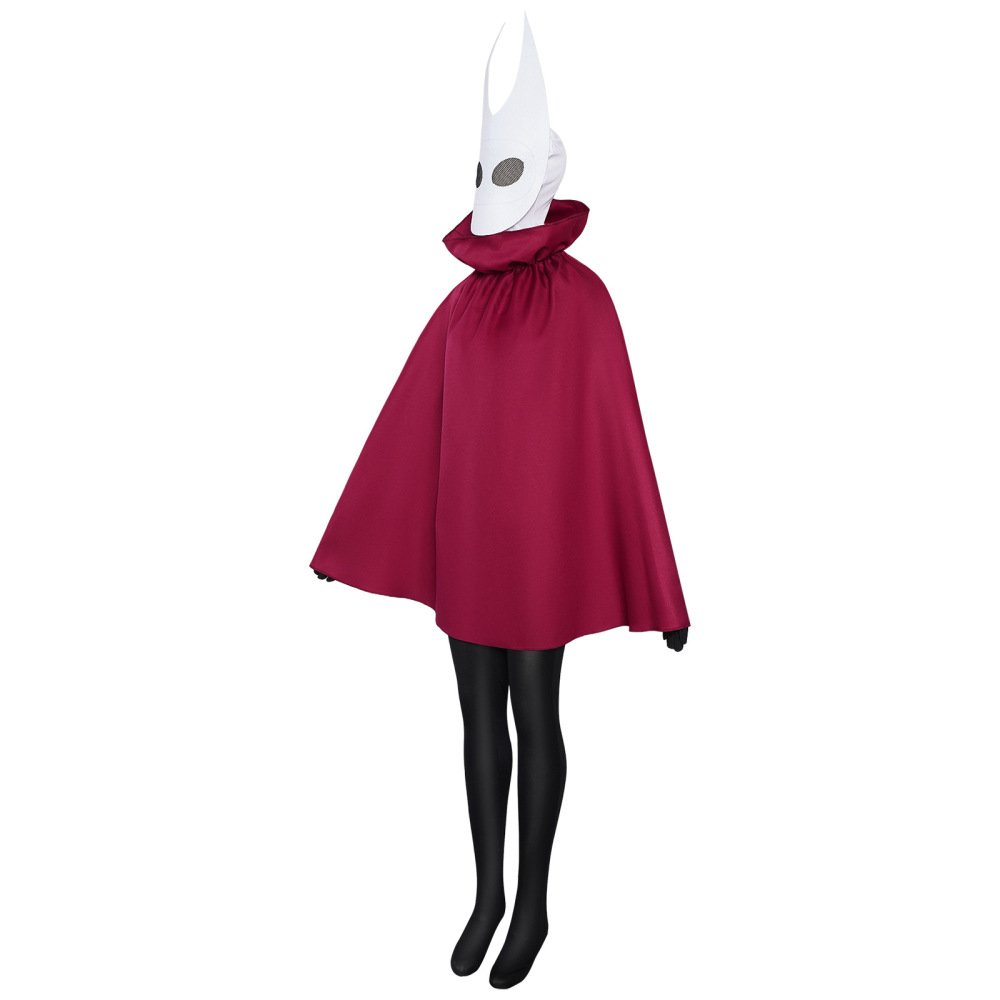 Hollow Knight Silksong Hornet Cosplay Costume Halloween Party Princess Jumpsuit Cloak-Takerlama
