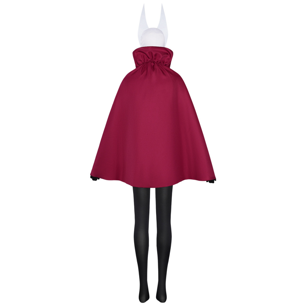 Hollow Knight Silksong Hornet Cosplay Costume Halloween Party Princess Jumpsuit Cloak-Takerlama