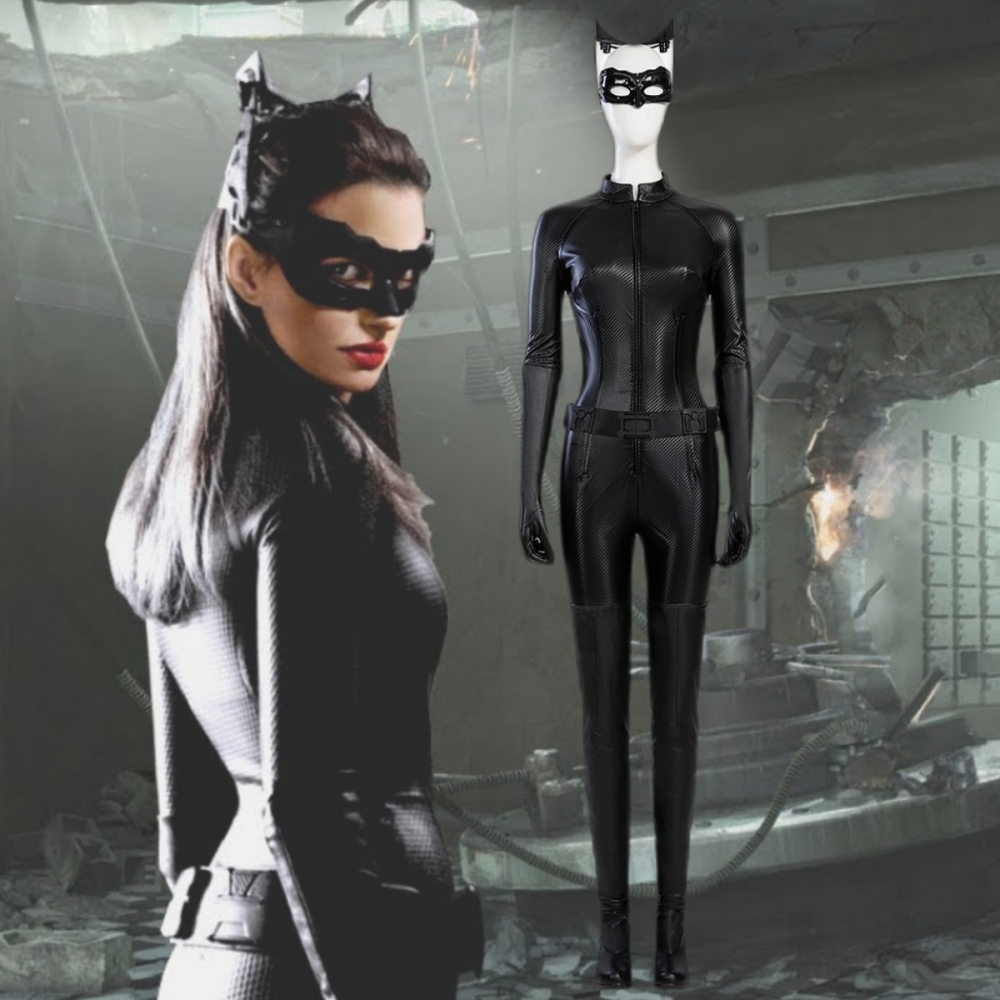 Takerlama Catwoman Anne Hathaway Cosplay Costume The Dark Knight Rises Deluxe Style