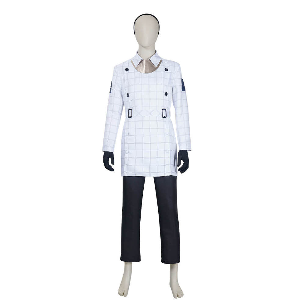 Metaphor ReFantazio Travelling Boy Will Cosplay Costume White Takerlama