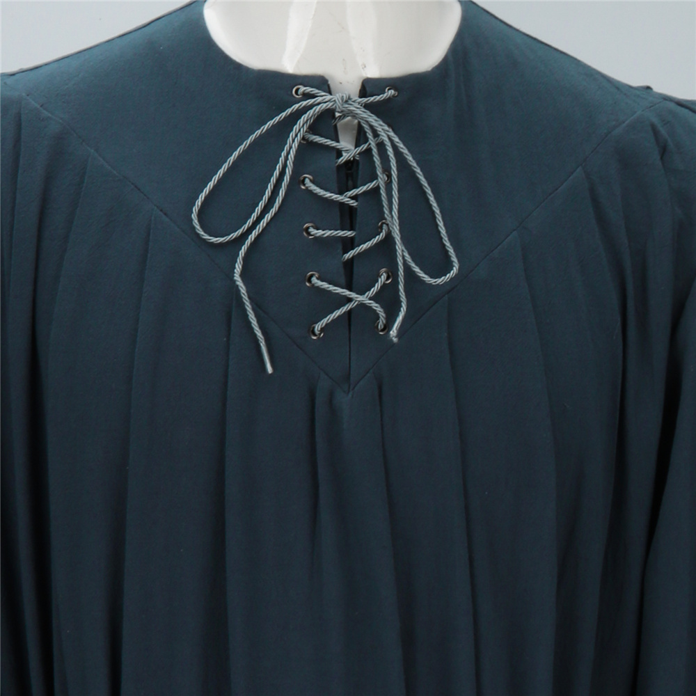 Gandalf the Grey Costume Cosplay Men's Halloween Party Outfits Wig Hat Beard Takerlama XS In Stock