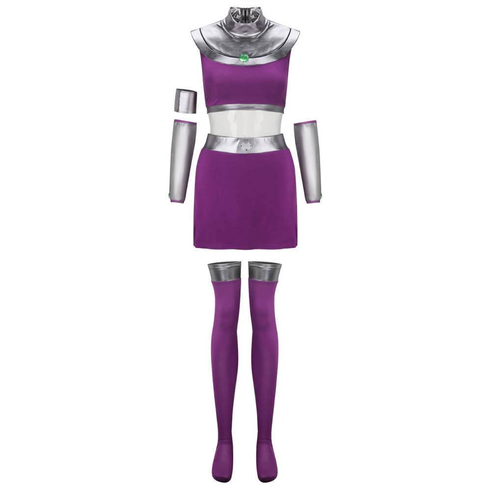 Kory Anders Koriand'r Halloween Cosplay Costume Superheroine Starfire 3D Printed Bodysuit Adult Takerlama
