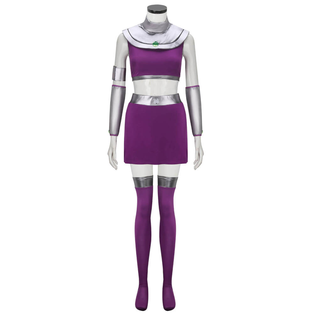 Kory Anders Koriand'r Halloween Cosplay Costume Superheroine Starfire 3D Printed Bodysuit Adult Takerlama