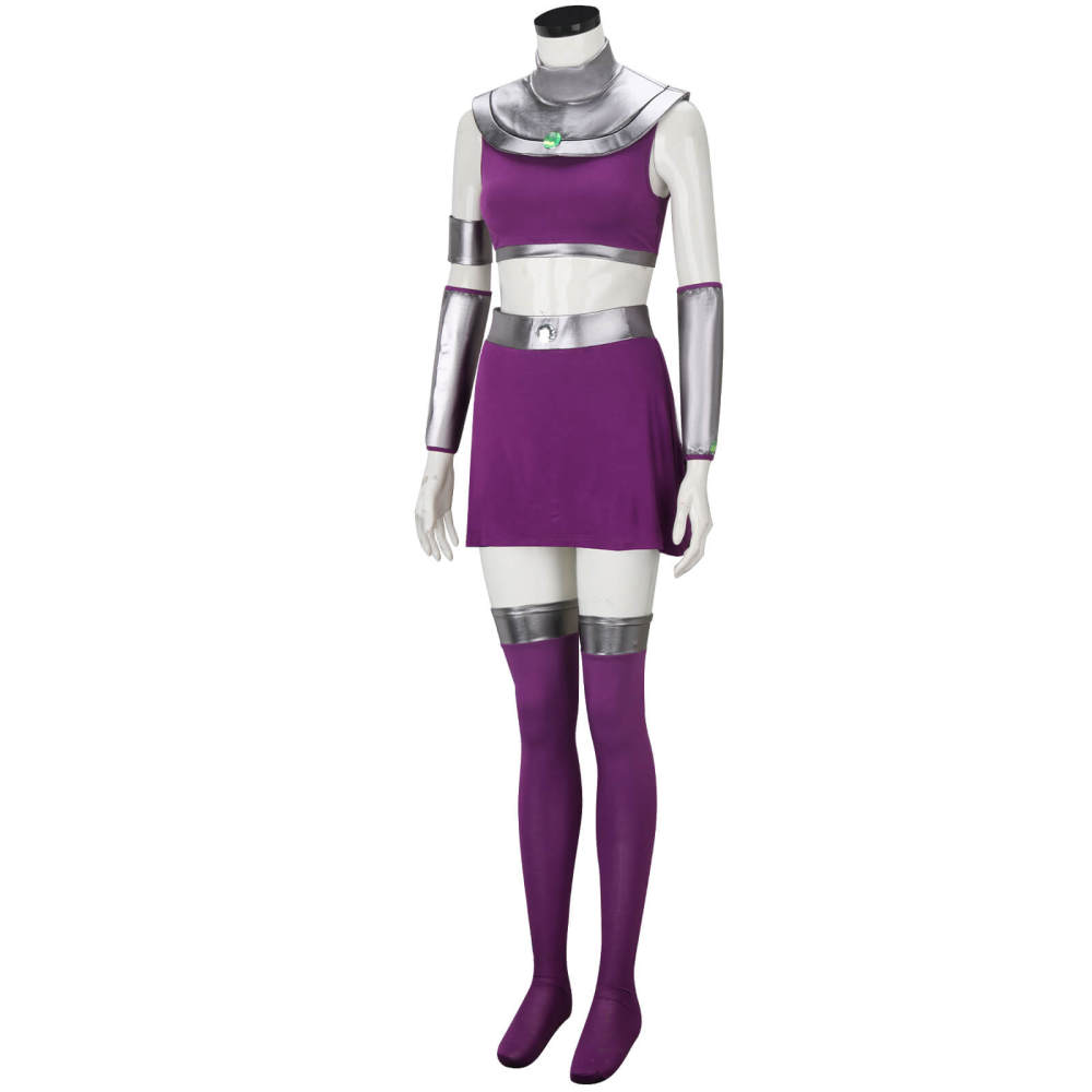 Kory Anders Koriand'r Halloween Cosplay Costume Superheroine Starfire 3D Printed Bodysuit Adult Takerlama Style B In Stock