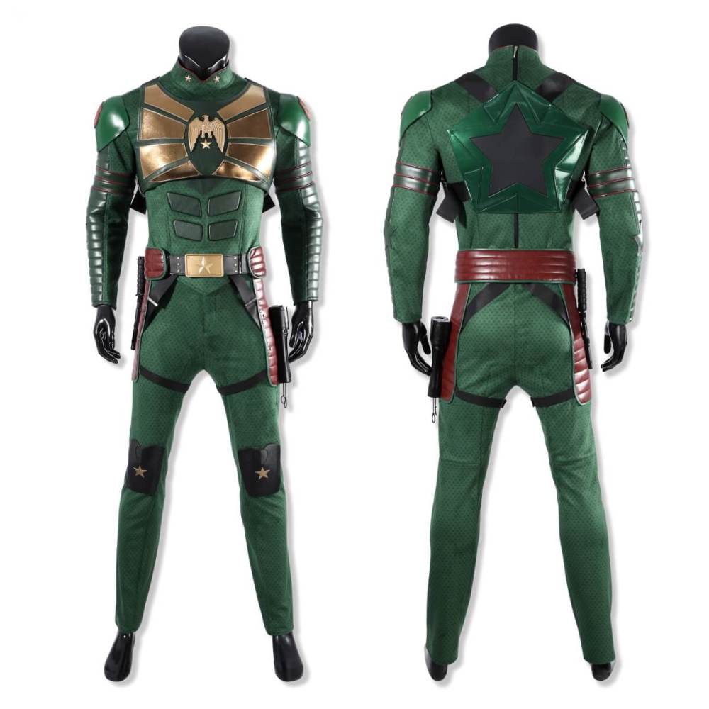 Deluxe Vought Rising Soldier Boy Cosplay Costume with Eye Mask The Boys Takerlama