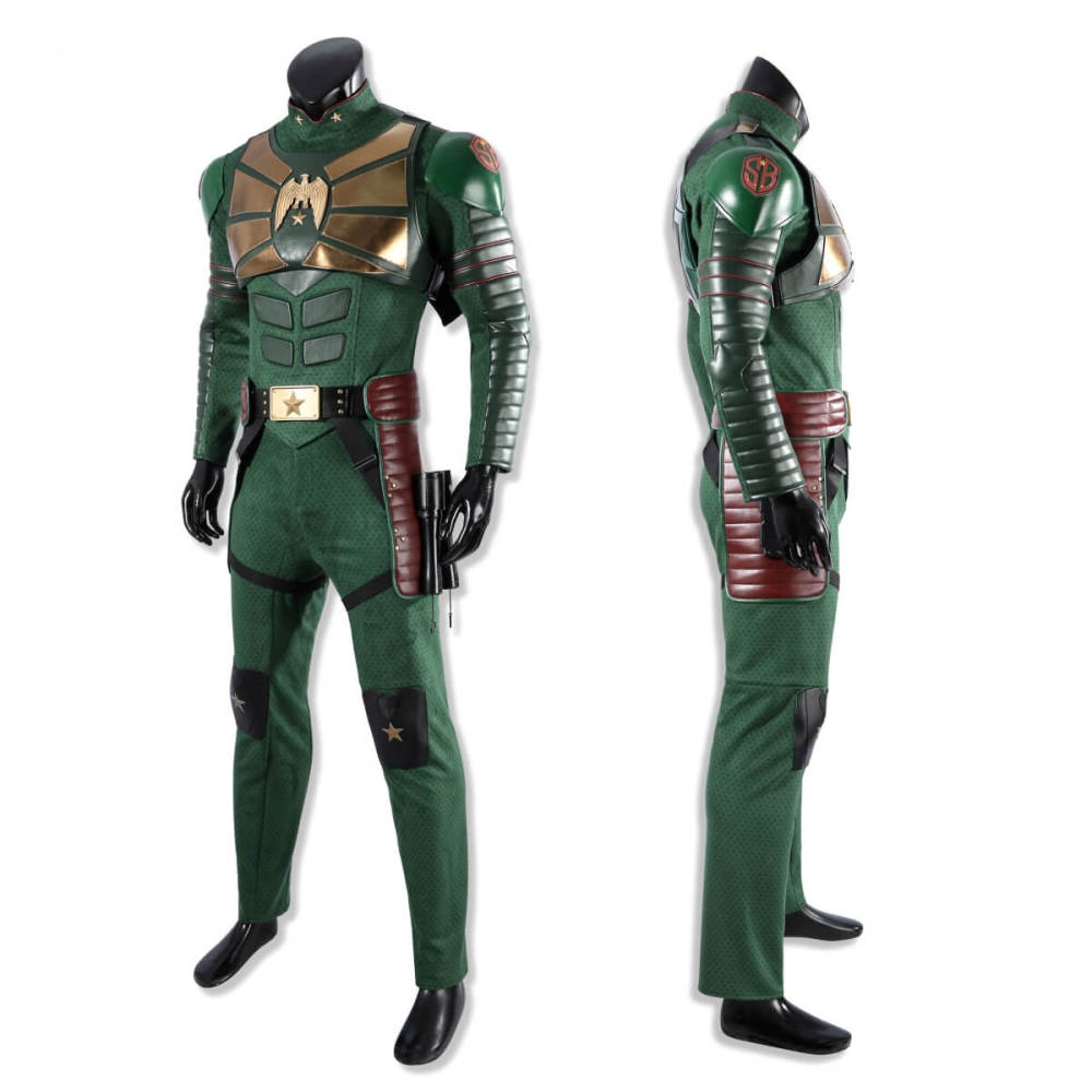 Deluxe Vought Rising Soldier Boy Cosplay Costume with Eye Mask The Boys Takerlama