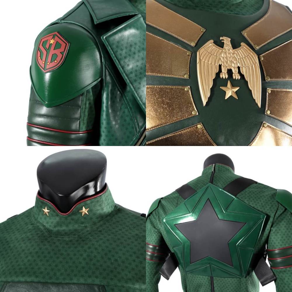 Deluxe Vought Rising Soldier Boy Cosplay Costume with Eye Mask The Boys Takerlama