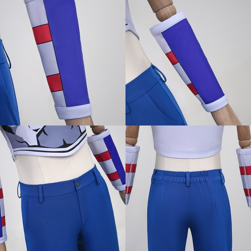 Johnny Joestar Cosplay Costume JoJos Steel Ball Theme Party Full Set Takerlama