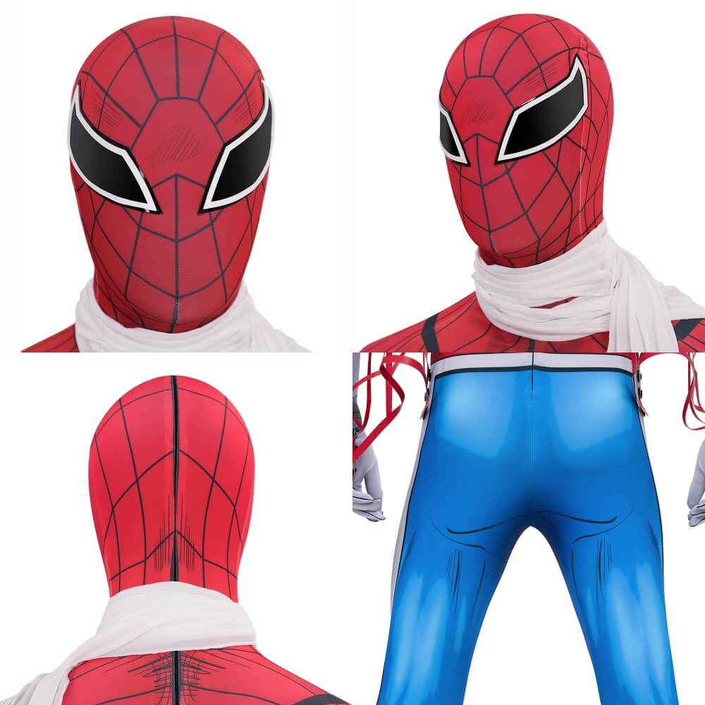Spider-Man Takuya Yamashiro Cosplay Costume Spider-Verse Vs. Venomverse Jumpsuit Mask Takerlama