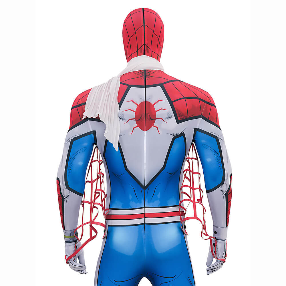 Spider-Man Takuya Yamashiro Cosplay Costume Spider-Verse Vs. Venomverse Jumpsuit Mask Takerlama