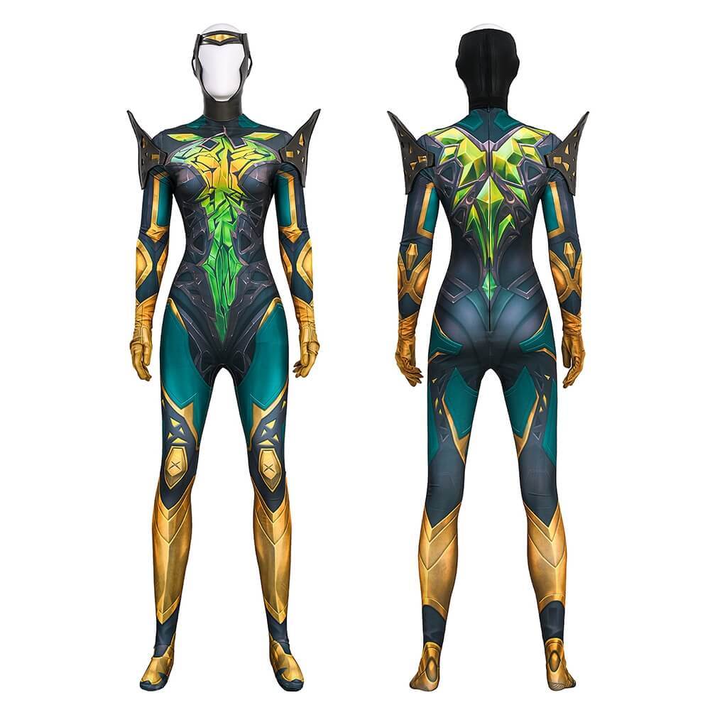 Marvel Rivals Phoenix Jean Grey Cosplay Costume Printed Style For Women Takerlama