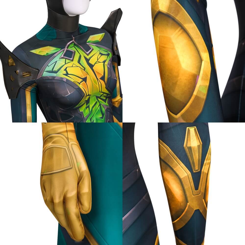 Marvel Rivals Phoenix Jean Grey Cosplay Costume Printed Style For Women Takerlama