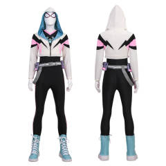 Spider Gwen Stacy Cosplay Costume Your Friendly Neighborhood Spider-Man Season 2 Takerlama