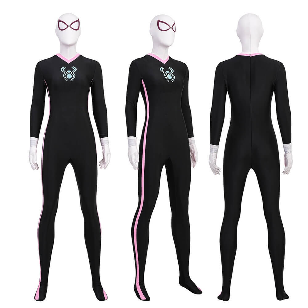 Spider Gwen Stacy Cosplay Costume Your Friendly Neighborhood Spider-Man Season 2 Takerlama