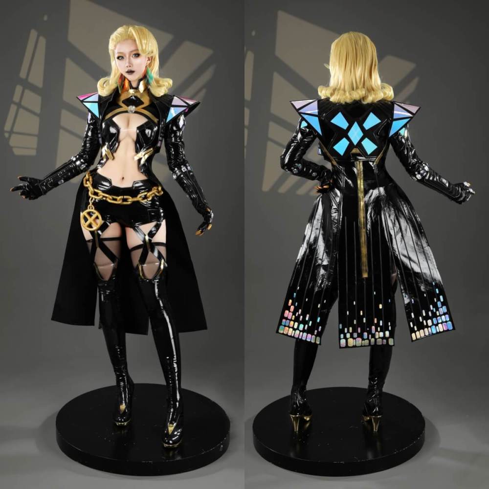 Marvel Rivals Emma Frost White Queen X-Revolution Cosplay Costume Top Level Takerlama