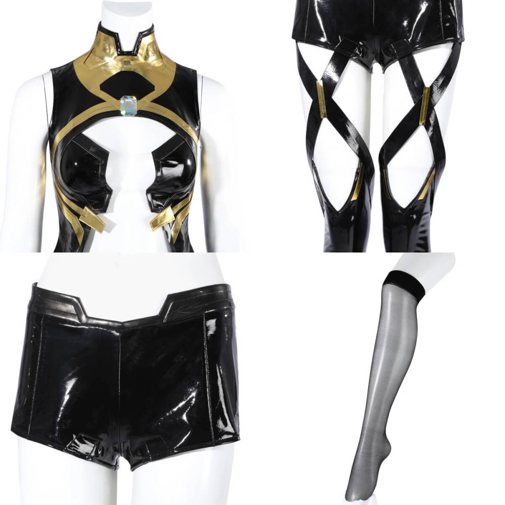 Marvel Rivals Emma Frost White Queen X-Revolution Cosplay Costume Top Level Takerlama