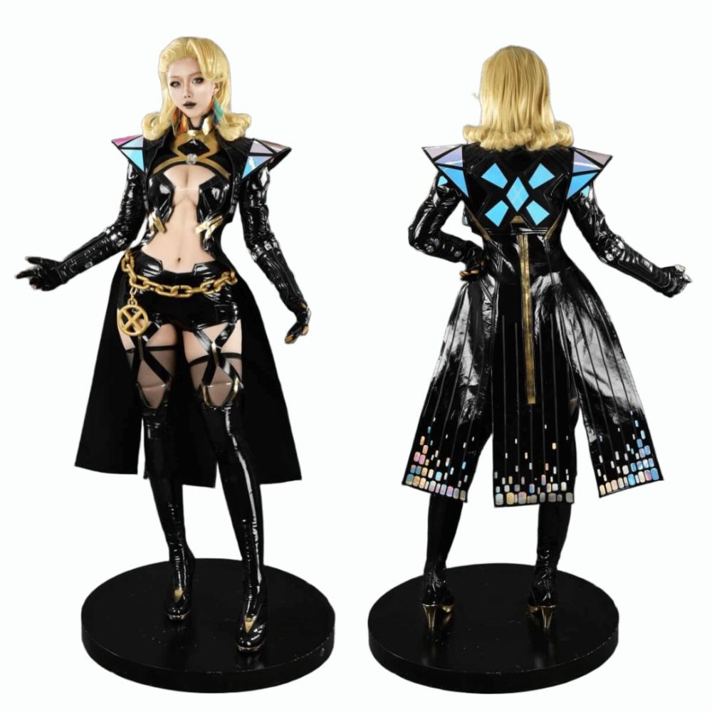 Deluxe Marvel Rivals Emma Frost White Queen X-Revolution Cosplay Costume Takerlama