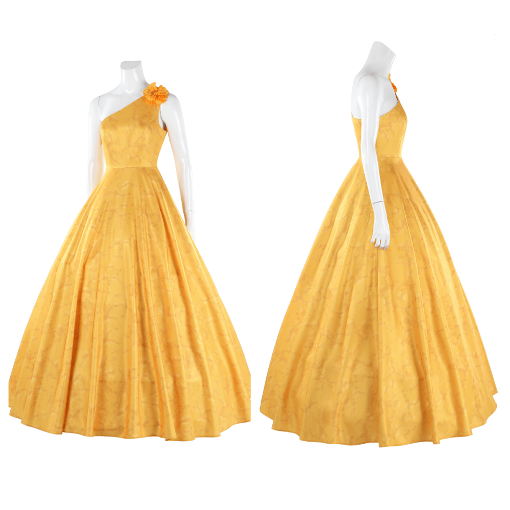 Zootopia 2 Judy Hopps Yellow Full Length Fancy Dress Women's Cosplay Costume Takerlama