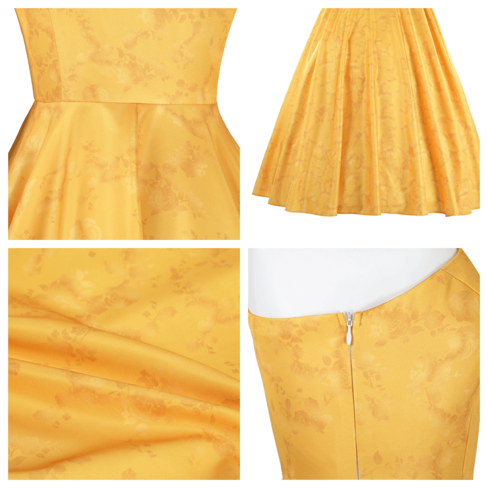 Zootopia 2 Judy Hopps Yellow Full Length Fancy Dress Women's Cosplay Costume Takerlama