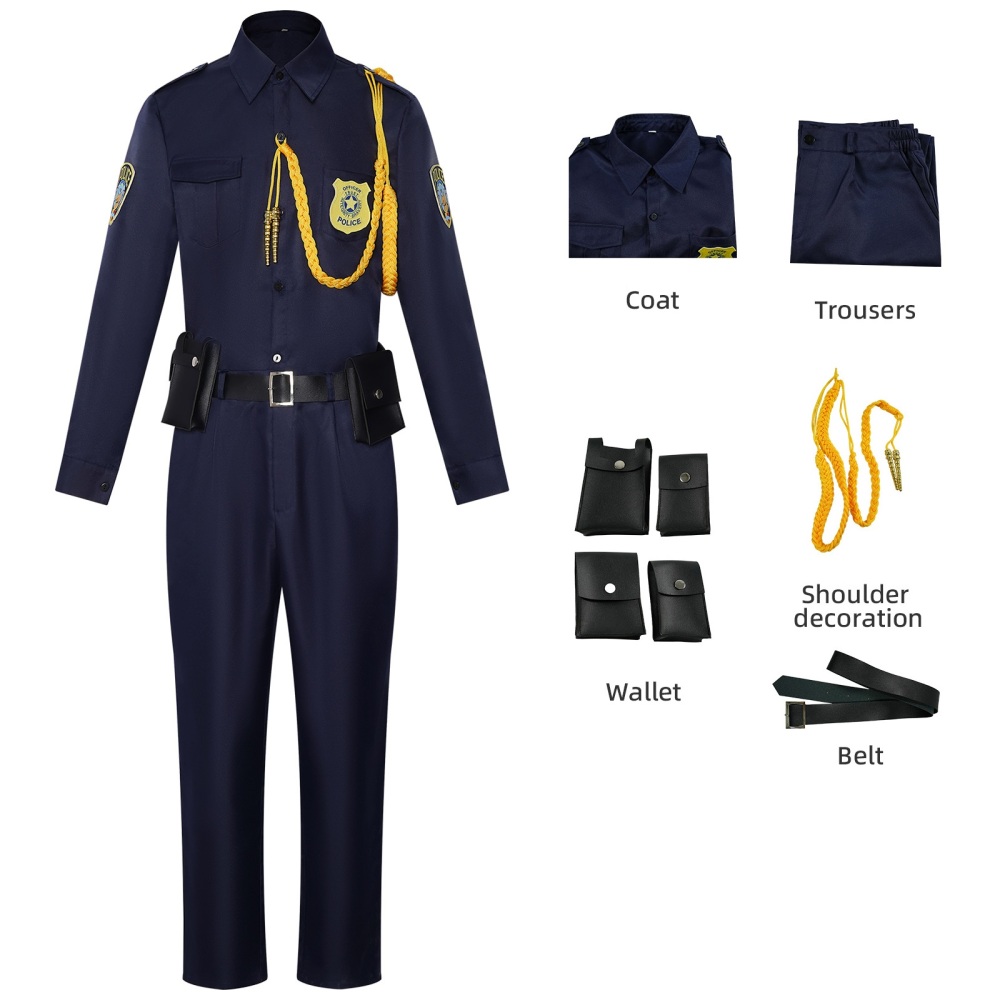 Zootopia 2 Nick Wilde Police Uniform Cosplay Costume Adult Kids Takerlama