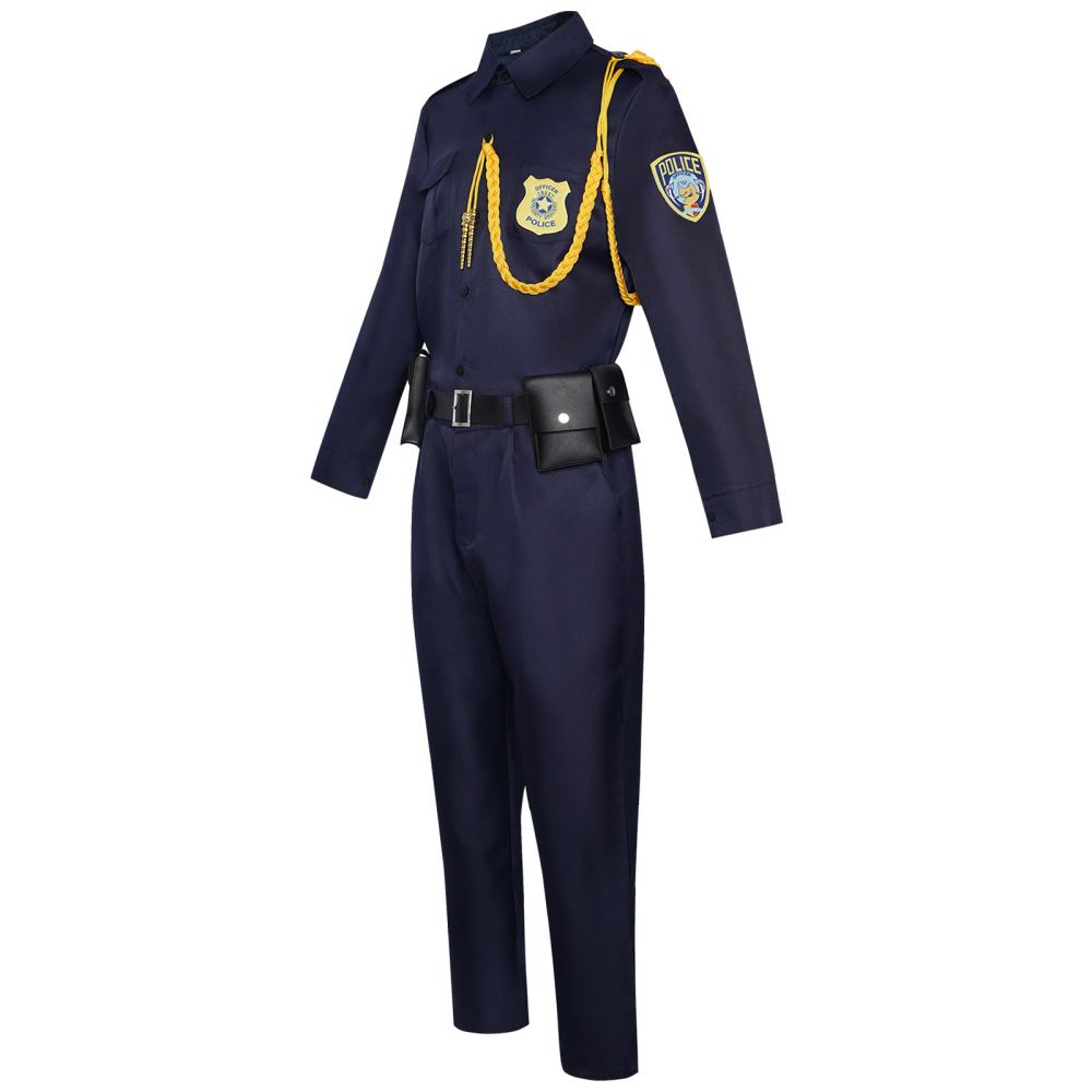 Zootopia 2 Nick Wilde Police Uniform Cosplay Costume Adult Kids Takerlama