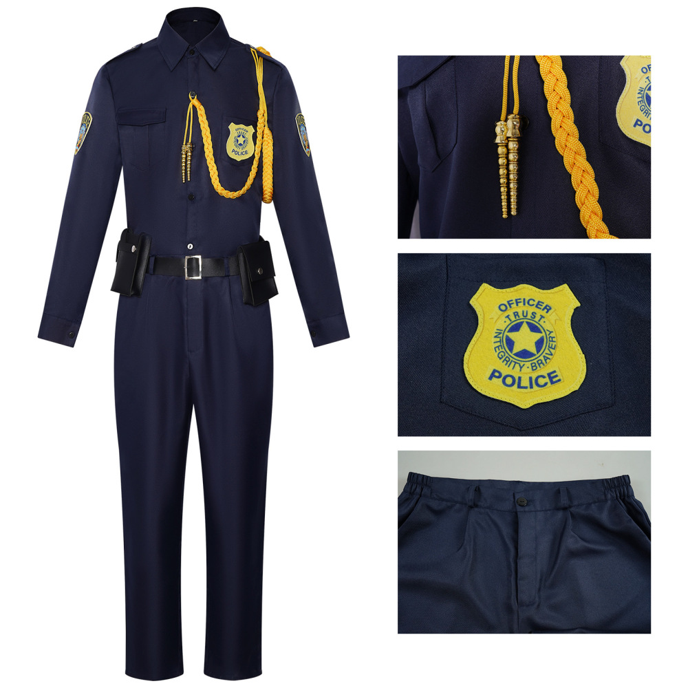 Zootopia 2 Nick Wilde Police Uniform Cosplay Costume Adult Kids Takerlama