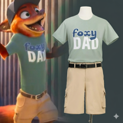 Zootopia 2 Fox Nick Wilde Foxy Day Cosplay Costume Rise of the Non-Mammalians Adult Takerlama