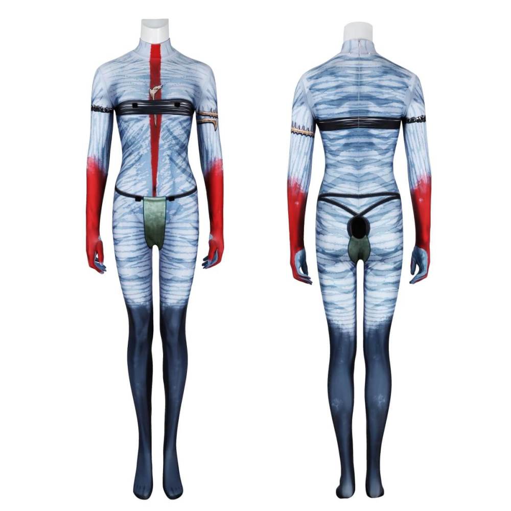Avatar: Fire and Ash Varang Cosplay Costume Print Jumpsuit And Props Takerlama
