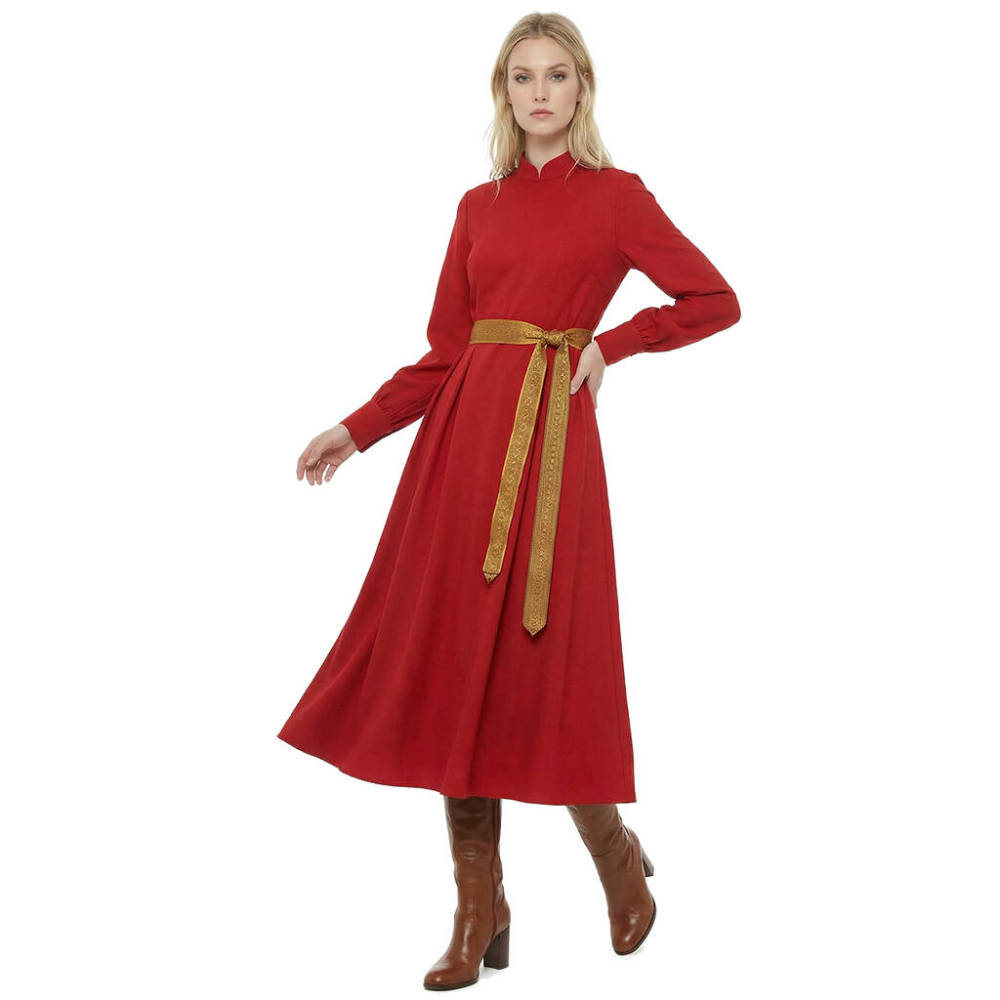 Women's Princess Bride Buttercup Peasant Dress Wig Halloween Costume Takerlama