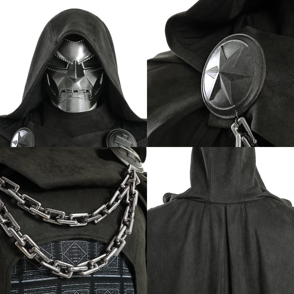Doctor Doom Dr. Victor von Doom Cosplay Costume Avengers 5 Doomsday Outfit Takerlama