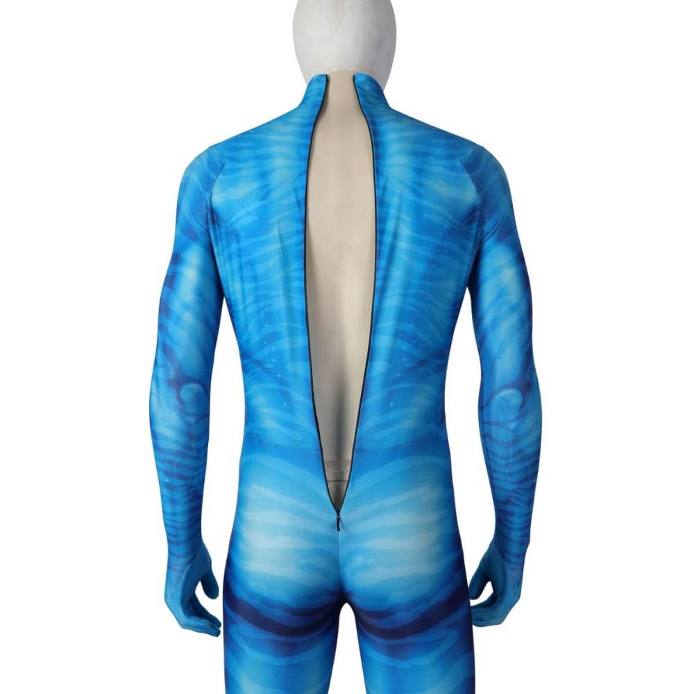 Avatar 2 The Way of Water Jake Sully Cosplay Costume Jumpsuit Mask Takerlama