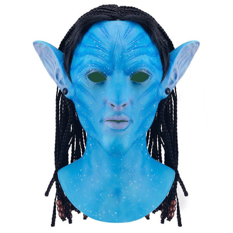 Neytiri Jumpsuit Mask Avatar 2 The Way of Water Cosplay Costume Women Gifts Takerlama