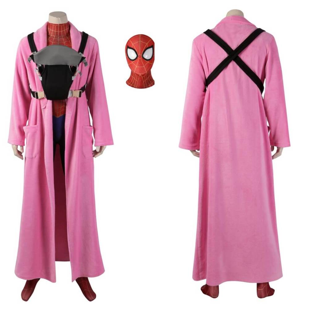 Spider-Man Across the Spider-Verse Peter Parker Cosplay Costume Red Jumpsuit Takerlama
