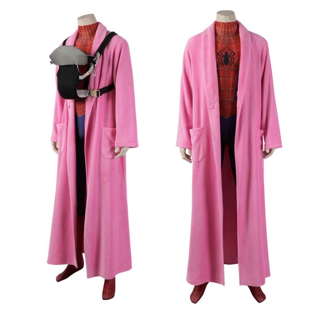 Spider-Man Across the Spider-Verse Peter Parker Cosplay Costume Red Jumpsuit Takerlama