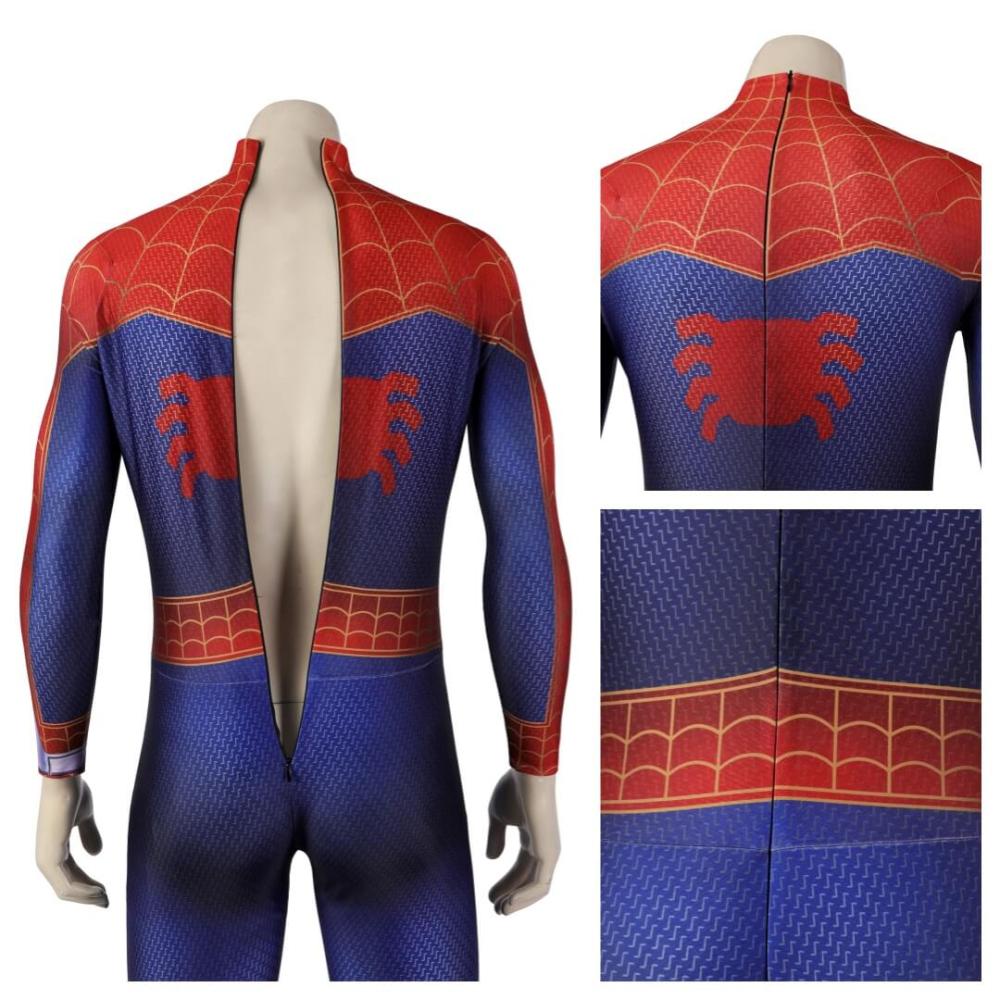 Spider-Man Across the Spider-Verse Peter Parker Cosplay Costume Red Jumpsuit Takerlama