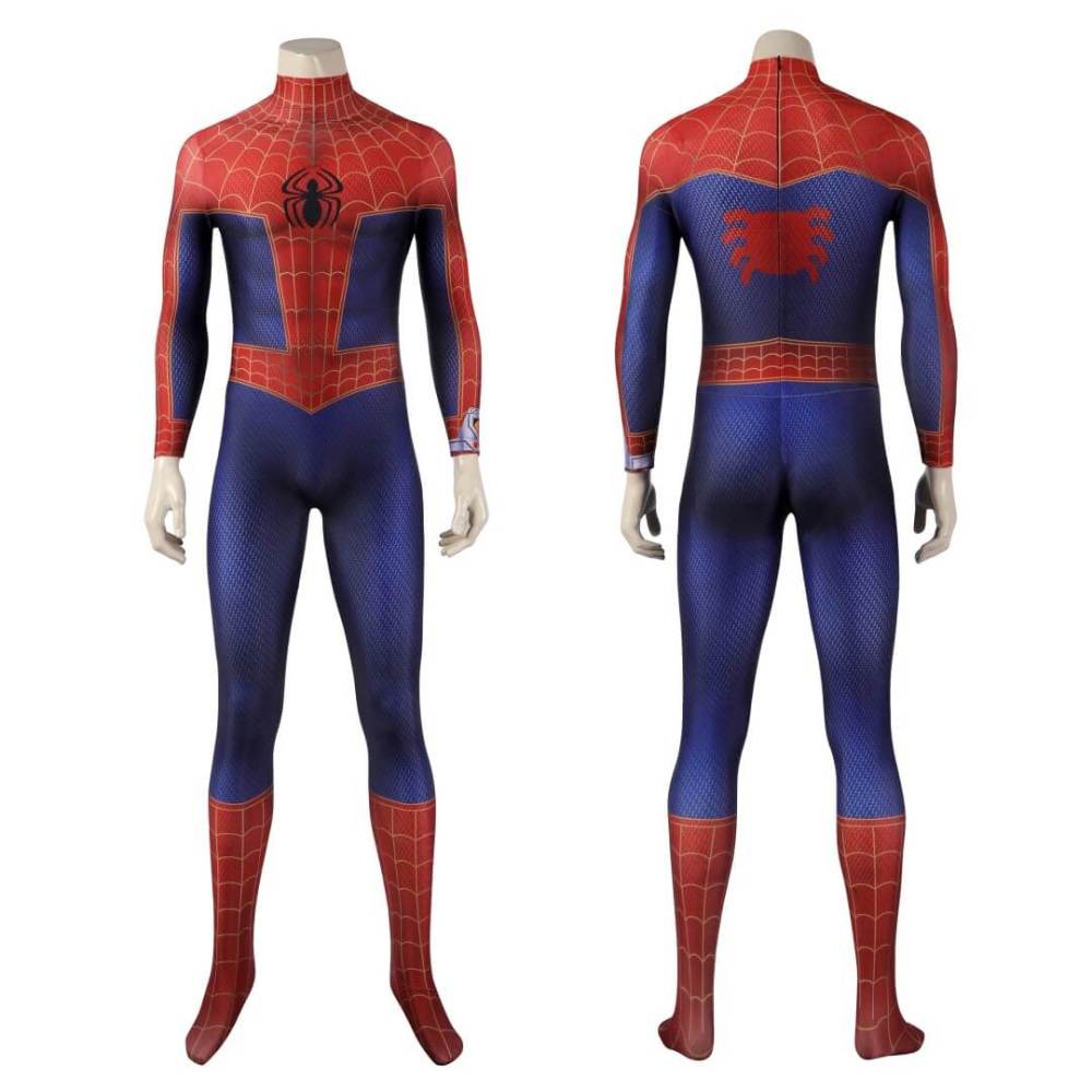 Spider-Man Across the Spider-Verse Peter Parker Cosplay Costume Red Jumpsuit Takerlama