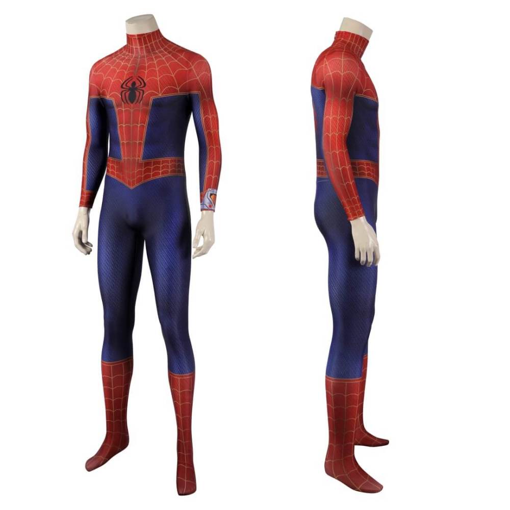 Spider-Man Across the Spider-Verse Peter Parker Cosplay Costume Red Jumpsuit Takerlama