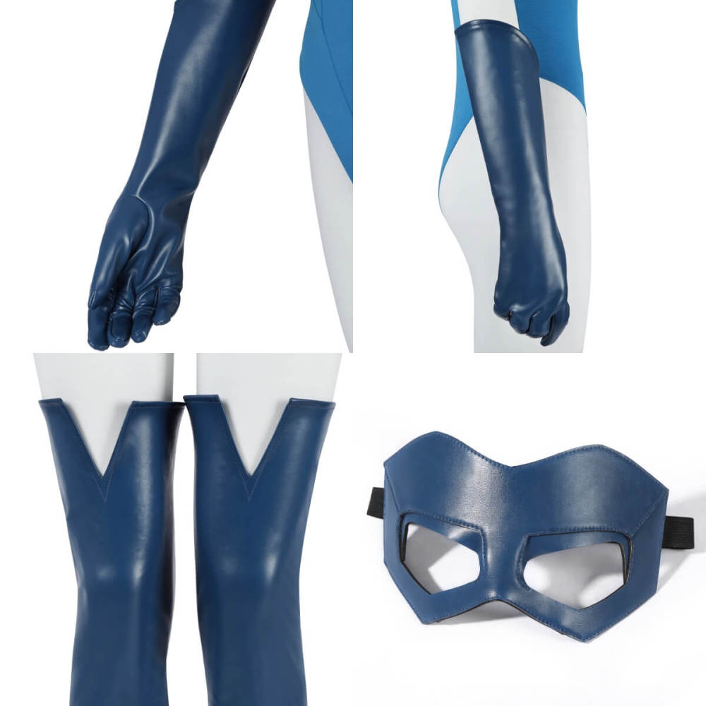 Blonde Blazer Mandy Cosplay Costume Superhero Outfit Takerlama