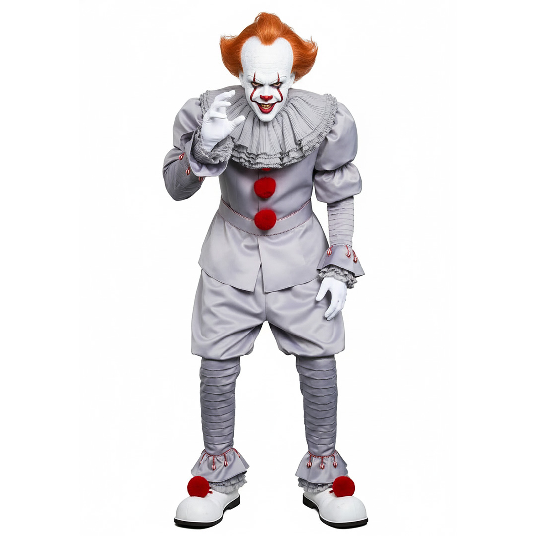 It  Penny Halloween Wise Clown Circus Cosplay Costume Takerlama